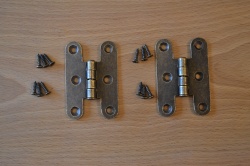 Antique Bronze Parliament Style Hinges (2)